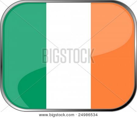 Irland Fahne II mit offiziellen Färbung