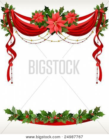 圣诞架 pointsettia