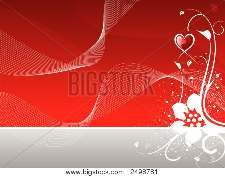 Valentine hjerte baggrund