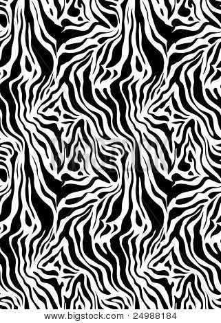 Vzorek kůže abstraktní zebra