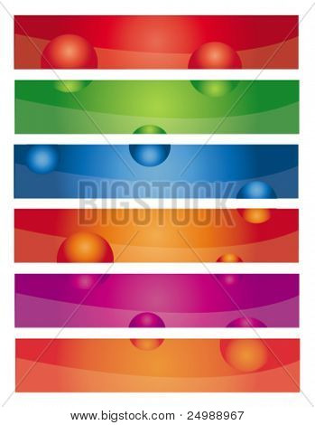 แบนเนอร์ web2 สีสันทันสมัยที่มีฟองฟอด บางมากในผลงานของฉัน