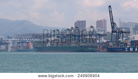 Kwai Tsing, Hong Kong, 02 May 2018:- Hong Kong Kwai Tsing Container Terminal