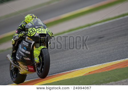 วาเลนเซีย สเปน - 6 พฤศจิกายน: Andrea Iannone ใน motogp Grand Prix ของ Comunitat Valenciana, Ricar