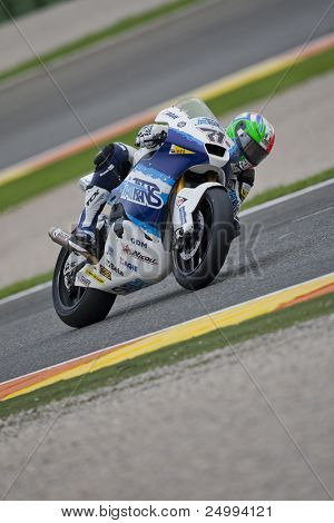 วาเลนเซีย สเปน - 6 พฤศจิกายน: Claudio Corti ใน motogp Grand Prix ของ Comunitat Valenciana, Ricard