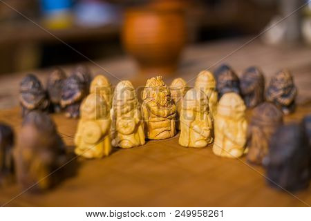 Medieval Popular Strategy Board Game - Tafl. Folk, Competition And Traditional Concept