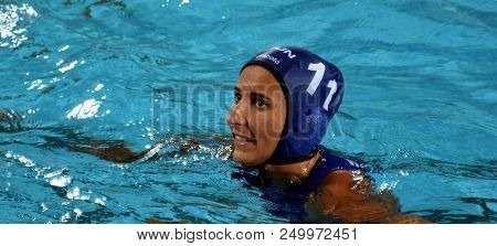 Budapest, Hungary - Jul 20, 2017. Csabai Dora (hun) Plays Against Netherlands In The Preliminary Rou