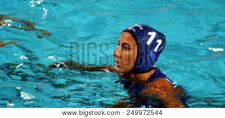 Budapest, Hungary - Jul 20, 2017. Csabai Dora (hun) Plays Against Netherlands In The Preliminary Rou