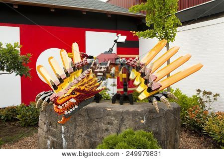 Billund Denmark, June 15 2018 - Legoland In Billund Denmark