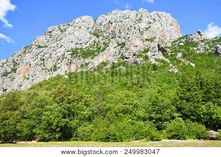 Great Paklenica canyon national park in Velebit mountain, Croatia.