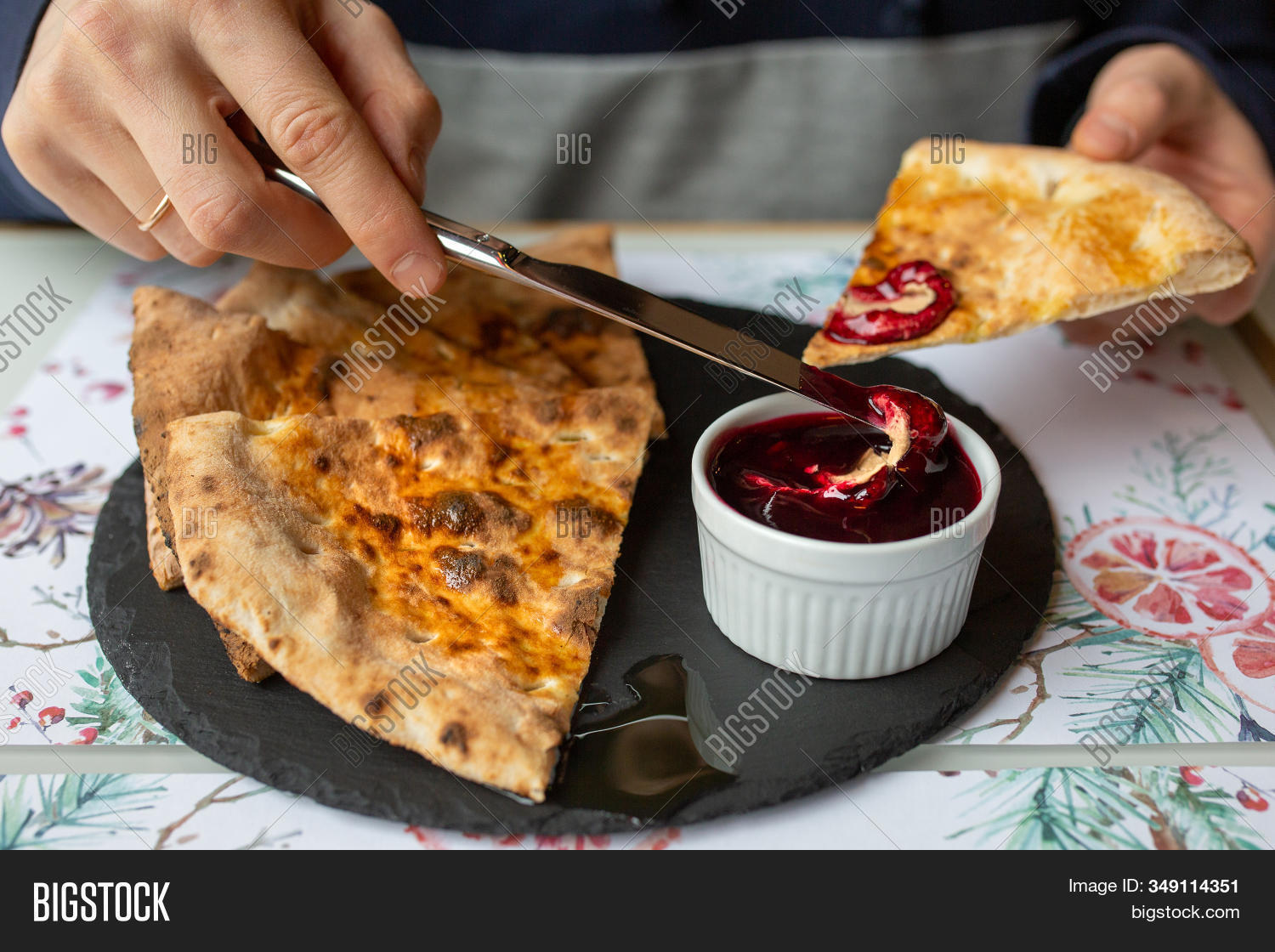 Pate Pita. Man Spreads Image & Photo (Free Trial) Bigstock