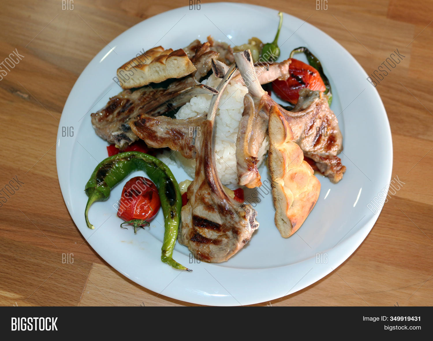 Various Kebab On Plate Image & Photo (Free Trial) Bigstock