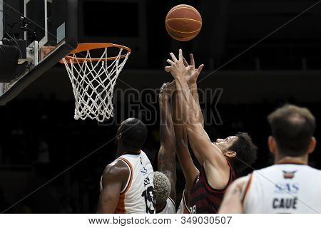 Rio, Brazil - February 03, 2020: Mineiro In Match Between Flamengo And Cearense By The Brazilian Bas