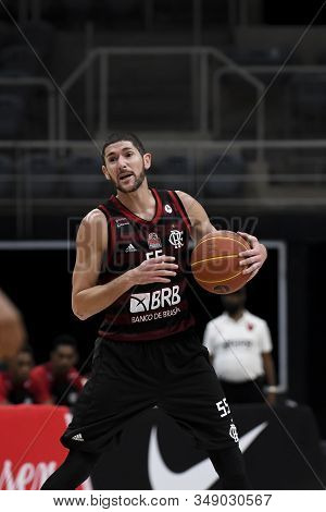Rio, Brazil - February 03, 2020: Barrera In Match Between Flamengo And Cearense By The Brazilian Bas