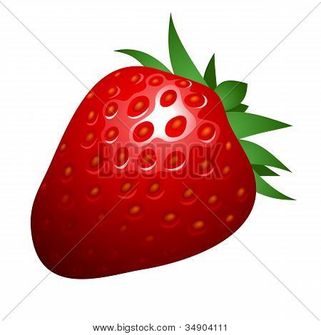 Ilustração em vetor de morango