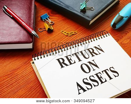 Return On Assets Roa Sign In The Office.