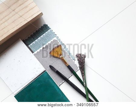 The Material Mood Board For Interior Design