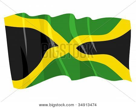 Jamaica zászlaja