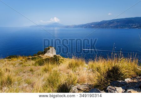 Panoramic View Of The Sesa And Bay Near Palinuro In Campania, Italy