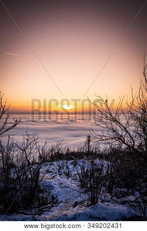 Jested Is A Mountain In The North Of The Czech Republic, Southwest Of Liberec. With A Promise Of 517