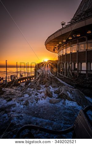 Jested Is A Mountain In The North Of The Czech Republic, Southwest Of Liberec. With A Promise Of 517