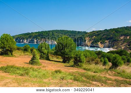 The Black Sea Coast At Kilimli Bay, Near Agva, Sile, In North West Turkey