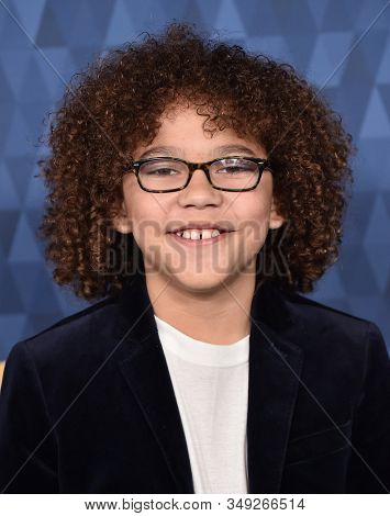 LOS ANGELES - JAN 08:  Ethan William Childress arrives for the ABC Winter TCA Party 2020 on January 08, 2020 in Pasadena, CA                