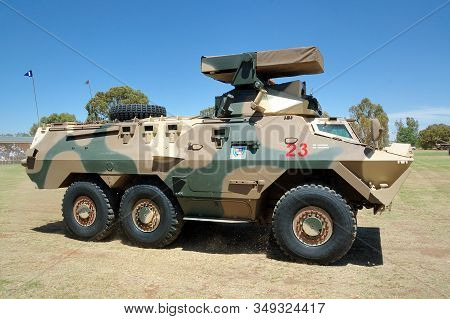 Bloemfontein, South Africa - November 1, 2008: A Ratel Infantry Fighting Vehicle At An Open Day At T