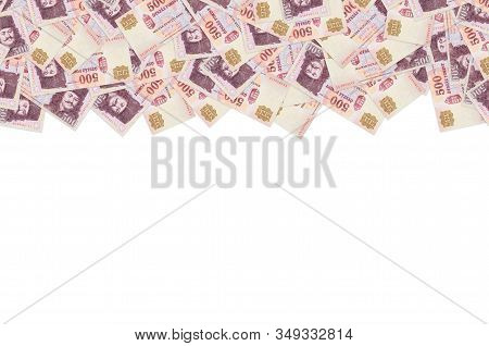 Francis Ii Rakoczi Portrait On Hungary 500 Forint 1993 Banknotes Pattern