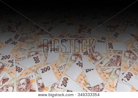 Jan Amos Komensky Portrait From Czech Money 200 Czech Korun Bank Note