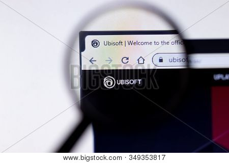 New York City, Usa - 5 February 2020: Ubisoft Website Page Close Up, Illustrative Editorial