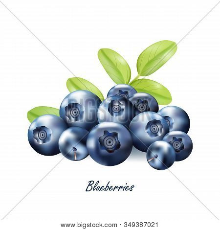 Set Of Realistic Ripe Berryes On A White Background.the Berryes For Advertising, Labels, Organic Agr