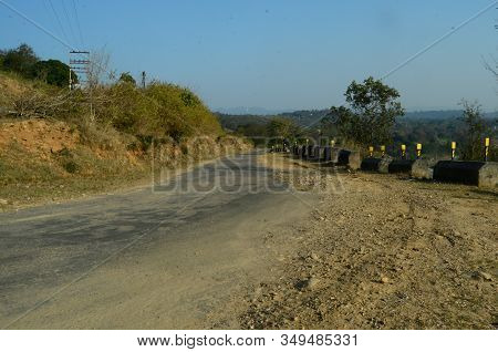 Road Beside The Mango Tree River Beas