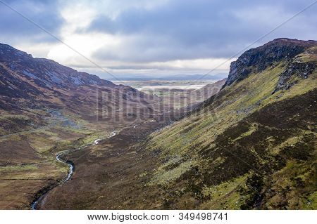 Grannys Pass Is Close To Glengesh Pass In Country Donegal, Ireland.