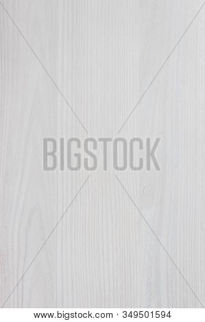 White Wooden Texture For Design, Table Top View Of Birch Wood Texture In White Pale Color Background