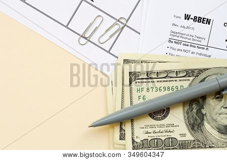 Irs Form W-8ben Certificate Of Foreign Status Of Beneficial Owner For United States Tax Withholding 
