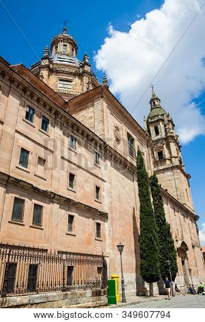 Salamanca, Spain - May, 2018: Historic Building Of The Royal College Of The Holy Spirit Of The Socie