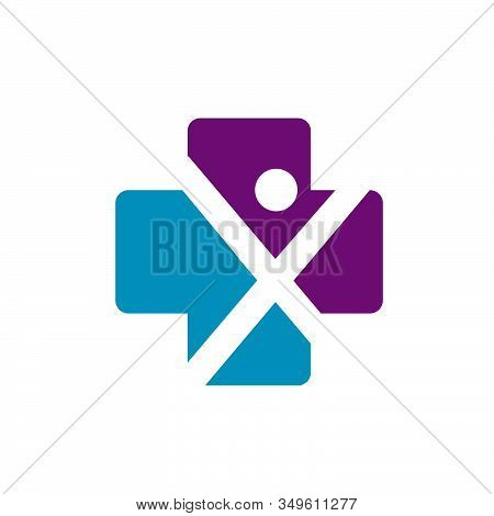 New Medical Logo Design. Health Care Logotype. Pharmacy Healthcare Vector Template Illustration.