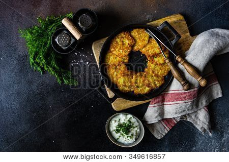 Traditional Ukrainian Dish Deruny