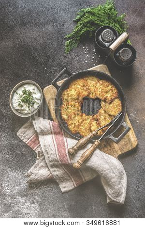 Traditional Ukrainian Dish Deruny