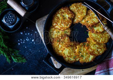 Traditional Ukrainian Dish Deruny