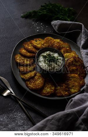 Traditional Ukrainian Dish Deruny