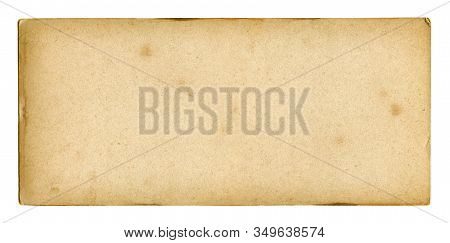 Old Used Parchment Paper. Banner Texture Wallpaper