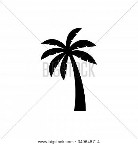 Palm Tree Silhouette Vector Photo Free Trial Bigstock