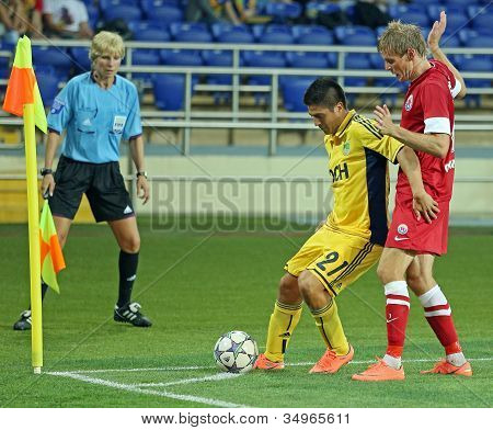 FC Metalist Vs Fc pozycji piłka nożna