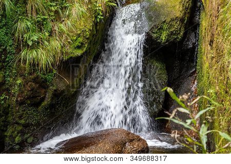 View At Nice Waterfall Nearby Menzenschwand, Black Forest, Germany