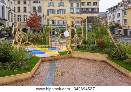 City View Of Epinal, The Capital City Of The Vosges Departmend In France