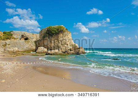 The Black Sea Coast At Kilimli Bay, Near Agva, Sile, In North West Turkey