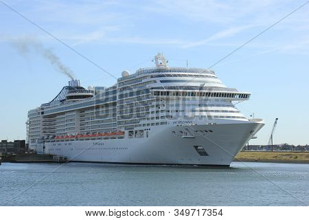 Ijmuiden, The Netherlands - September 10th, 2016: Msc Splendida A Cruise Ship Owned And Operated By 