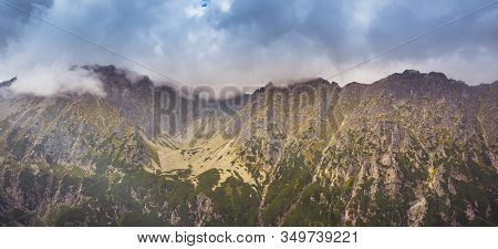 A Yellow Path To Przelecz Krzyzne In Tatra Mountains