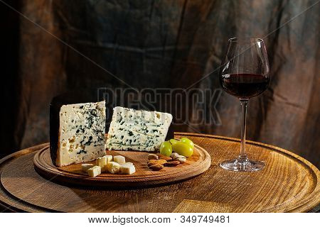 Gorgonzola Piccante Italian Blue Cheese, Made From Unskimmed Cows Milk